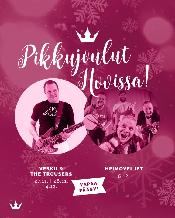 Pikkujoulut Hovissa!