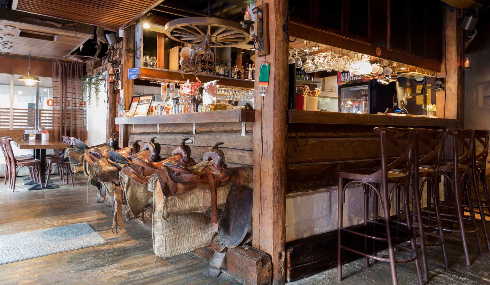 Zarillo Restaurant, Otavalankatu inside saddles and bar restaurant