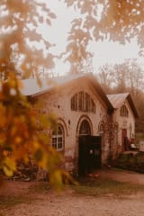 Old "Valimo" building at autumn.