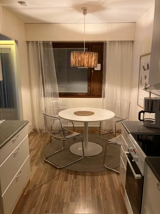 Kitchen and dining area