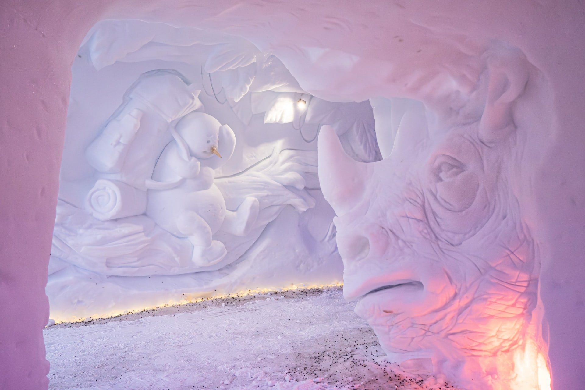 Snow and Ice art