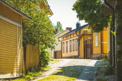 Vanhan Rauman kapea katu.