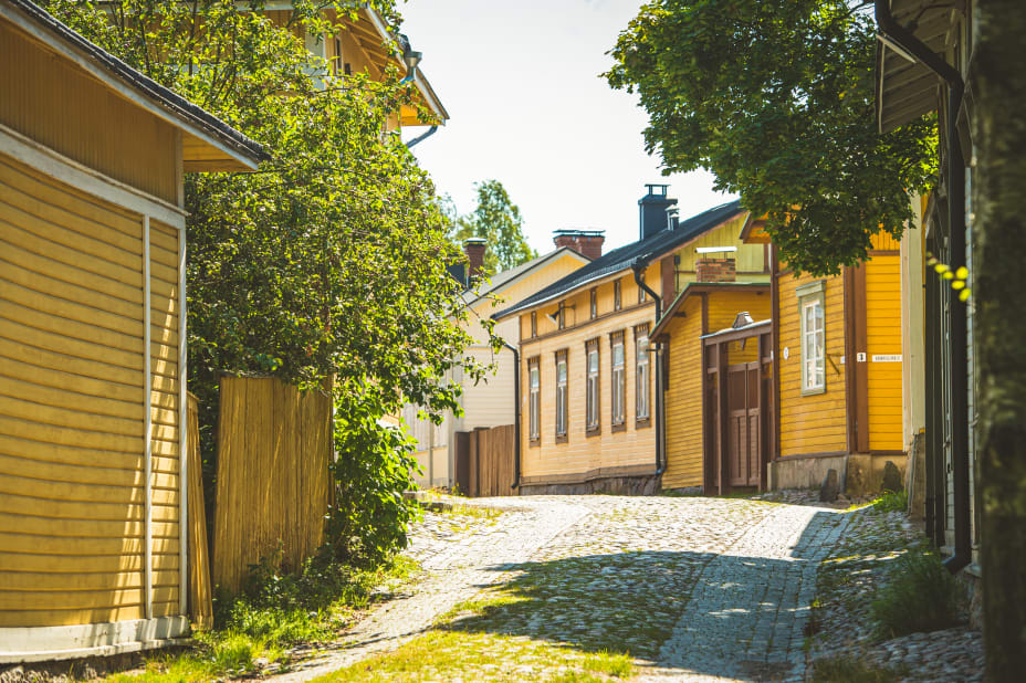 Vanhan Rauman kapea katu.