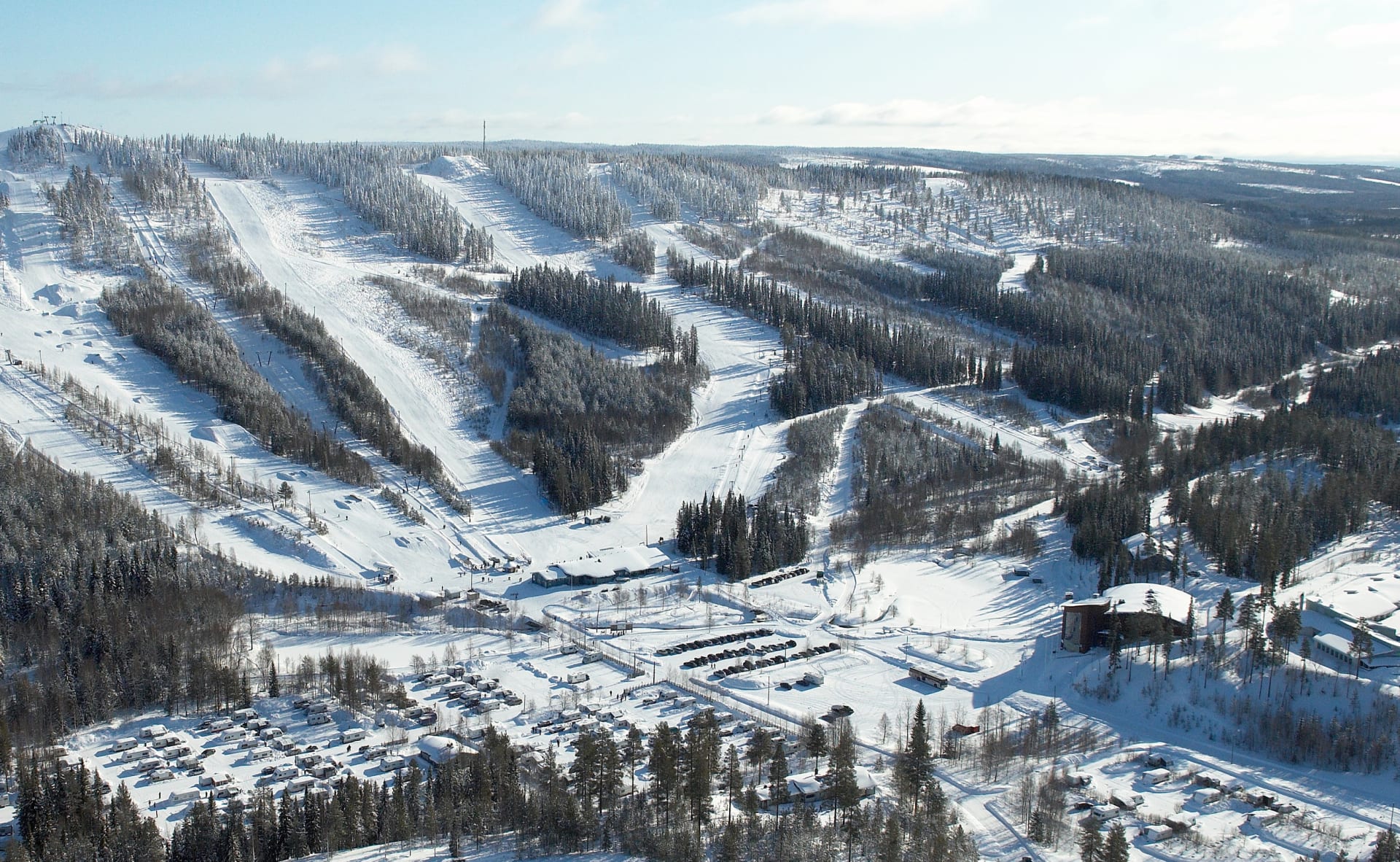 Airview winter Ilmakuva talvi