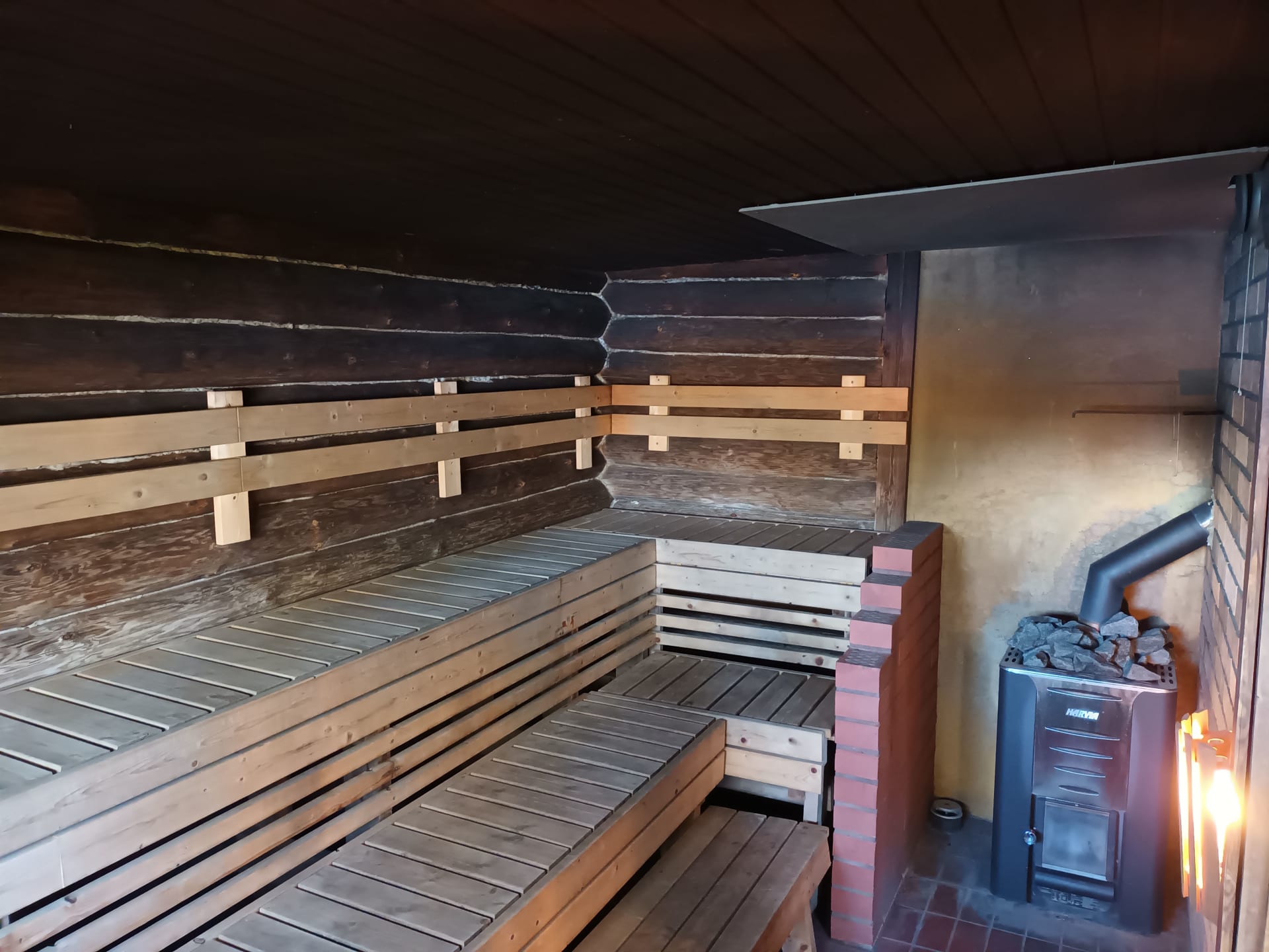 Päärakennuksen saunatilat