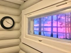 Koskenselän Lomakylän rantasaunat Saimaalla Puumalassa