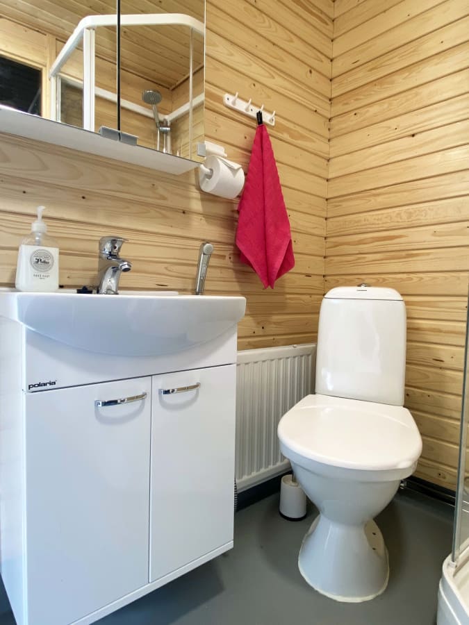 Vasa cabin bath room