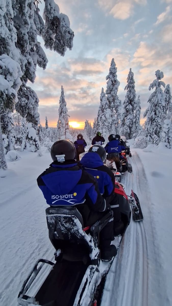 Snowmobiling Finland Snowmobile safari and guided tours | Visit Finland