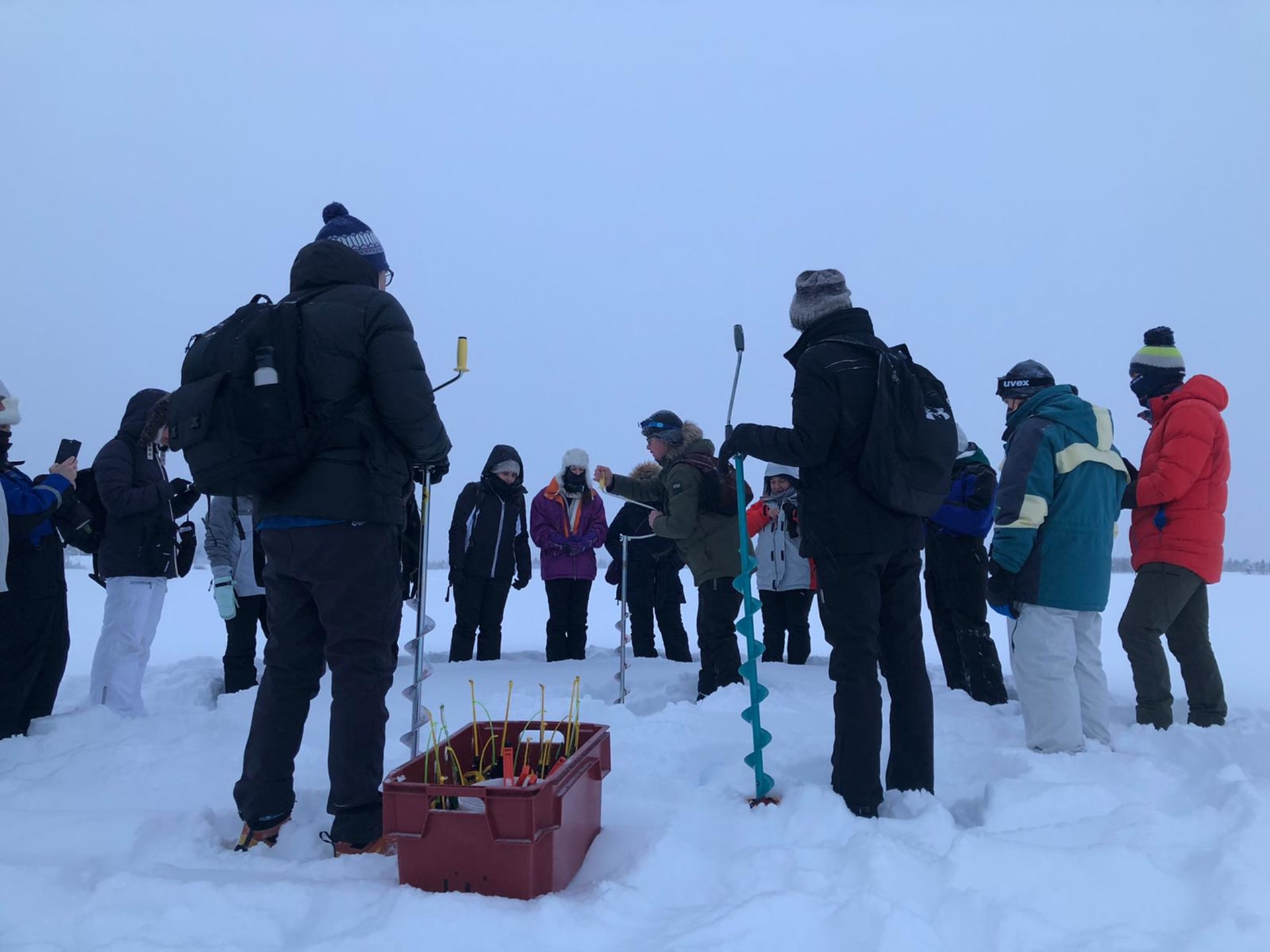 Ice-fishing experience
