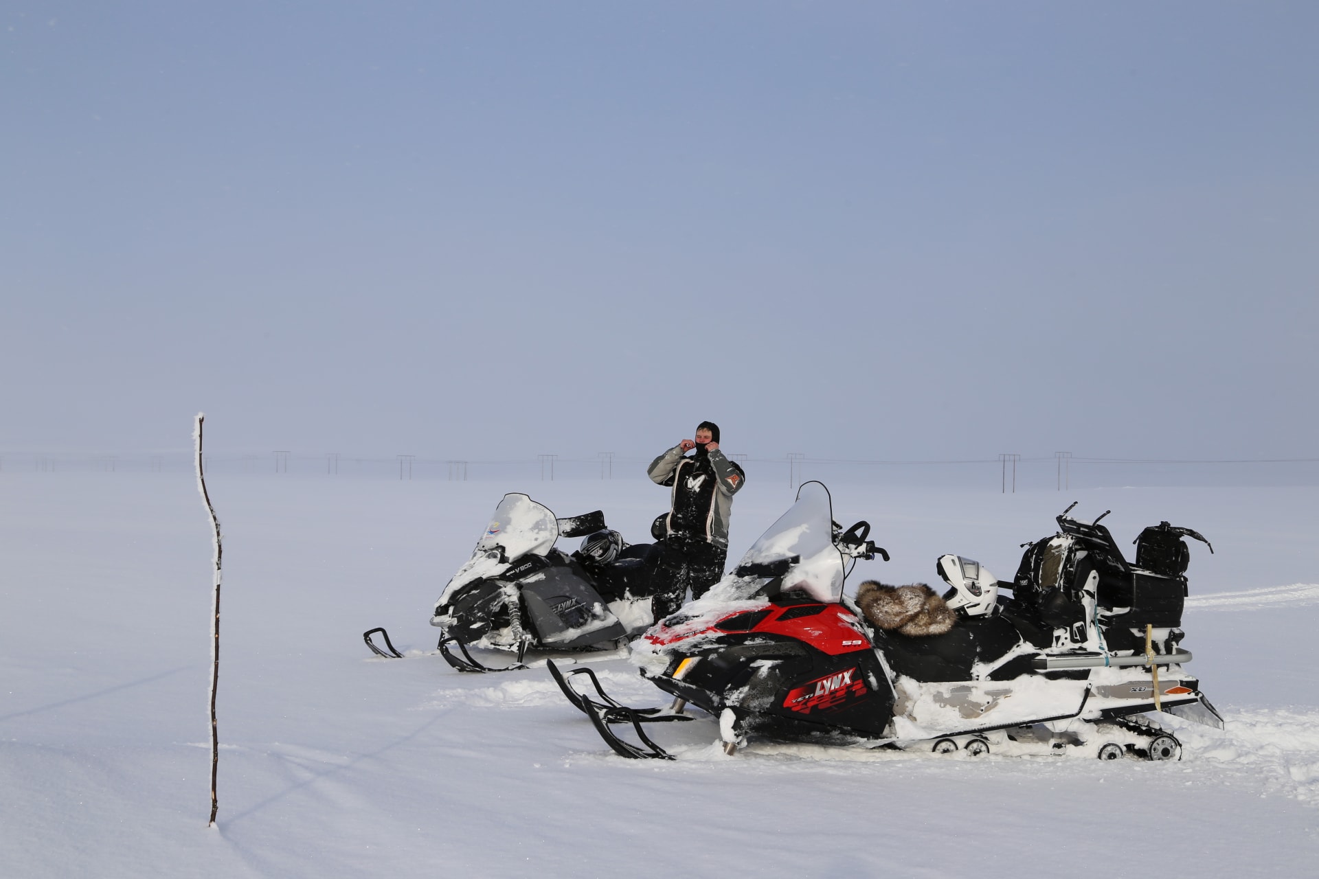 Snowmobiling