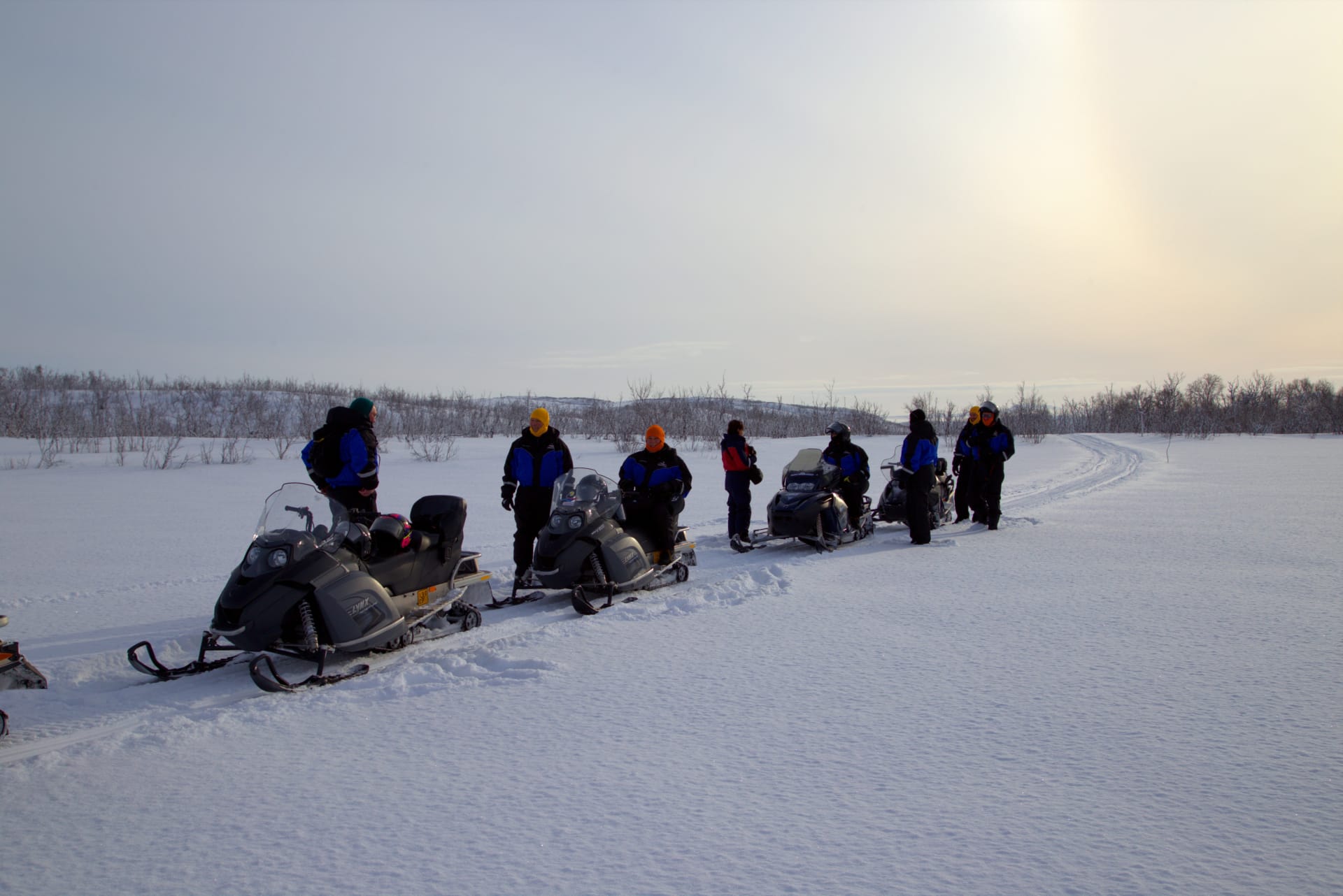 Snowmobiling