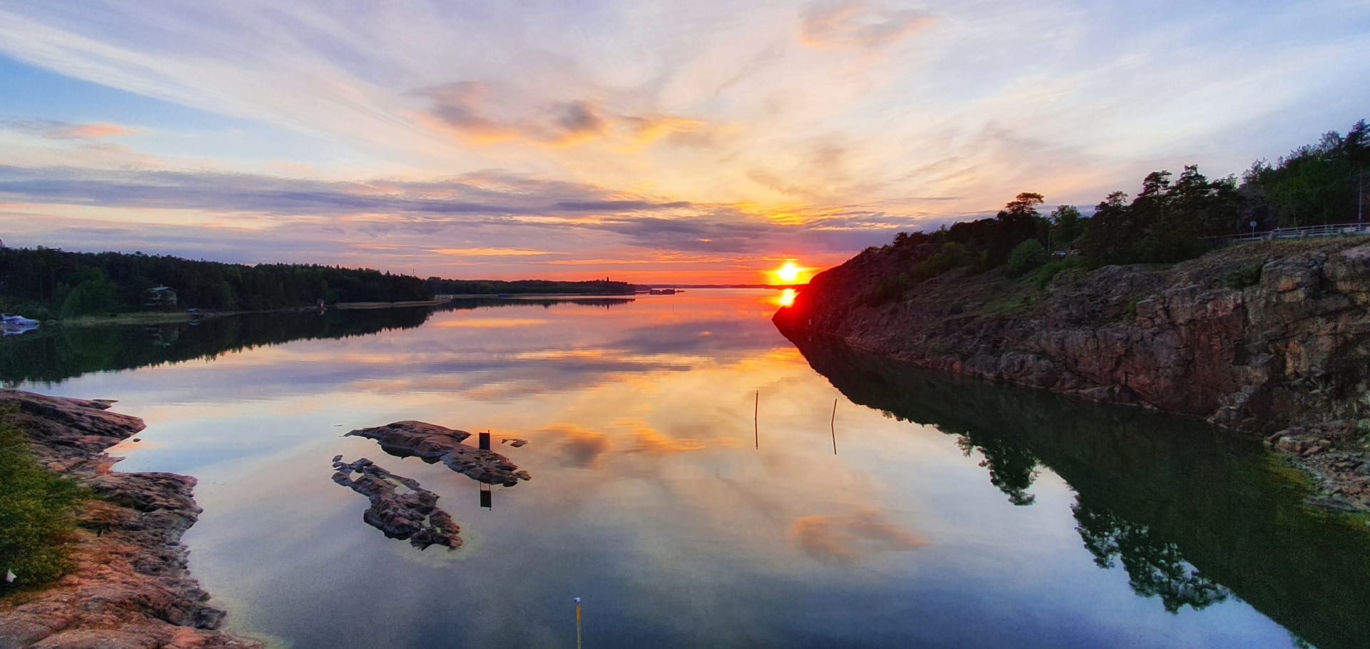 Kuparivuori hill at Naantali sunset