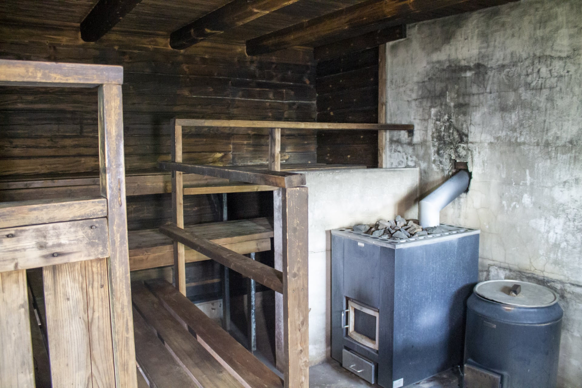 Traditional Finnish sauna experience at Metsäkartano Youth Centre