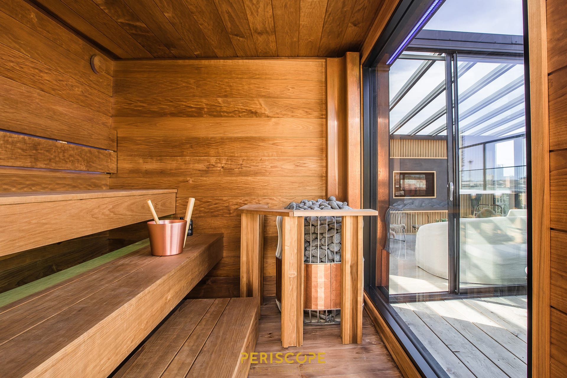 Periscope Spa - Rooftop Sauna /  Sauna kattoterassilla