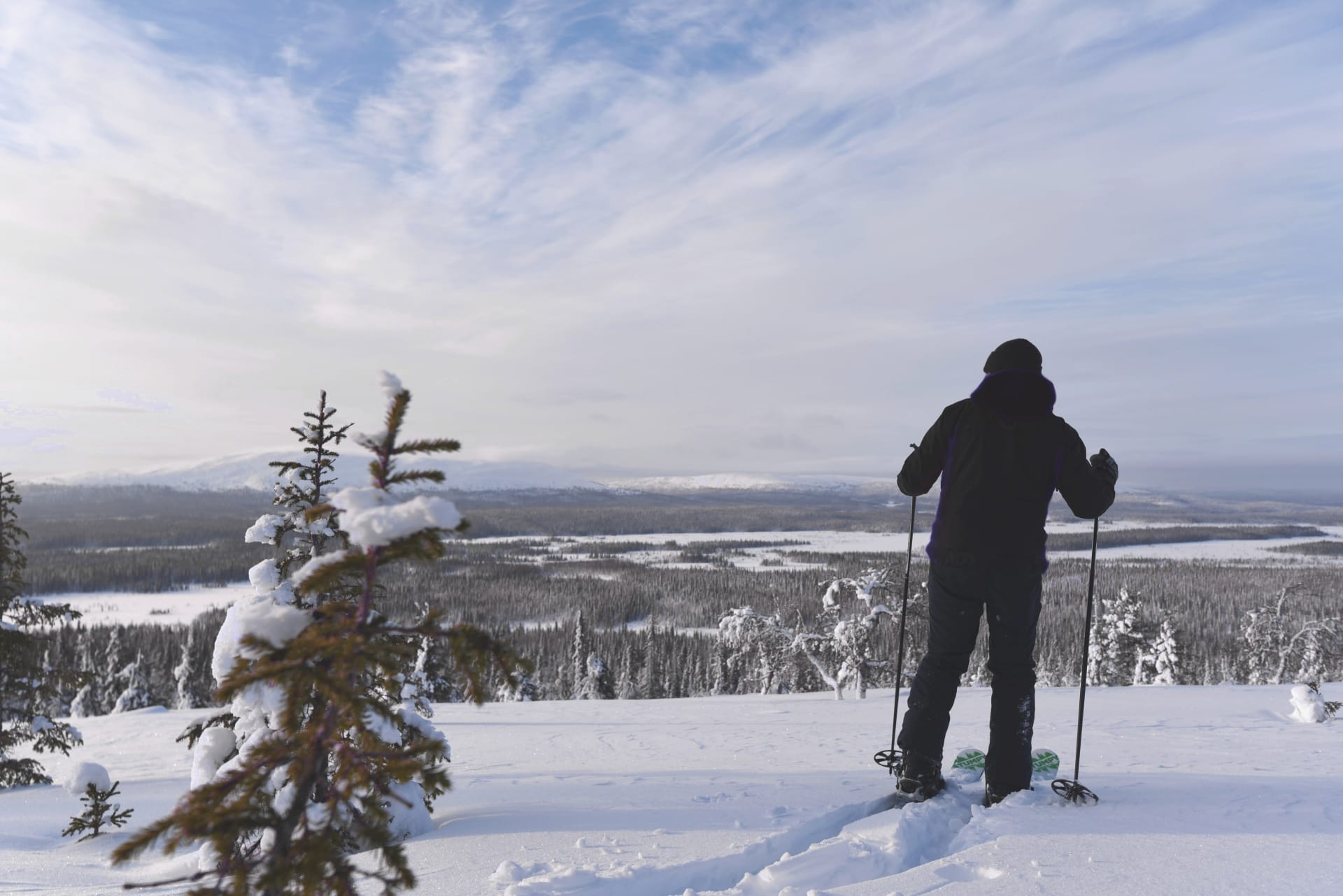 Snowshoe rental in Levi