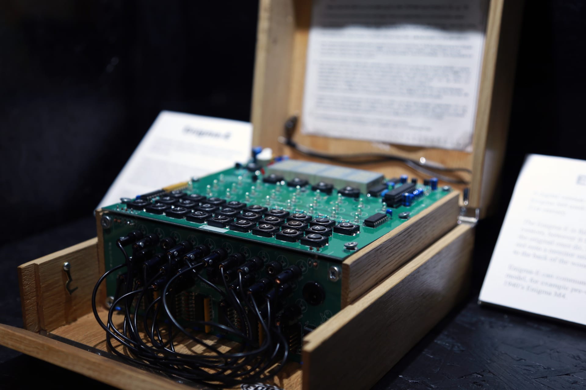 Enigma E is a modern version of the famous WW2 German cipher.