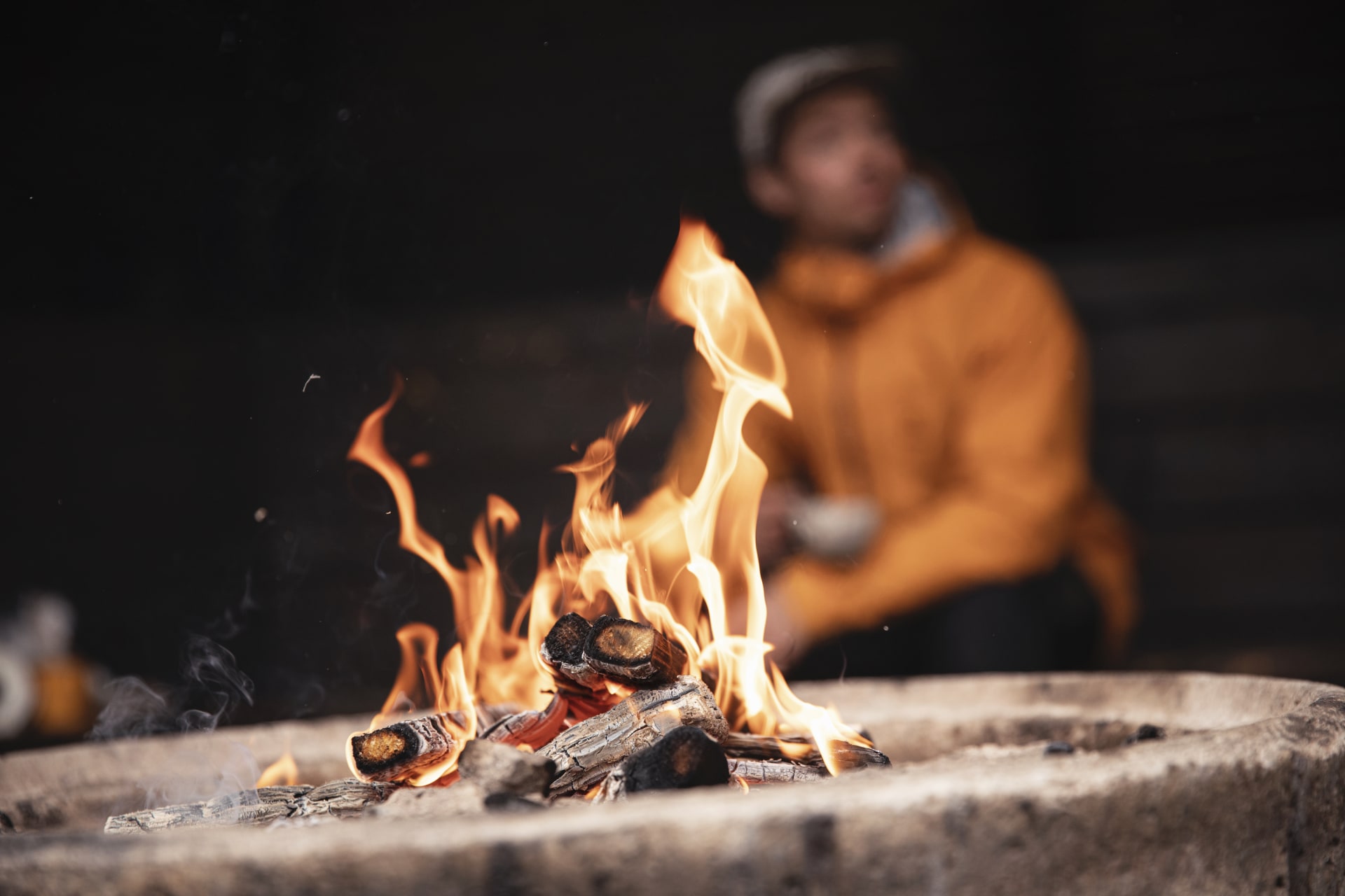 Open fire