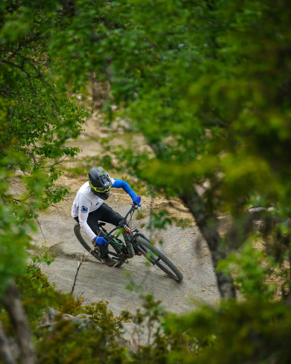 Ylläs Bike Park offers different kinds of routes.