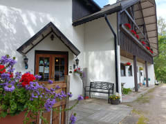This is main entrance to Cronin's Guesthouse in Heinola, Finland.