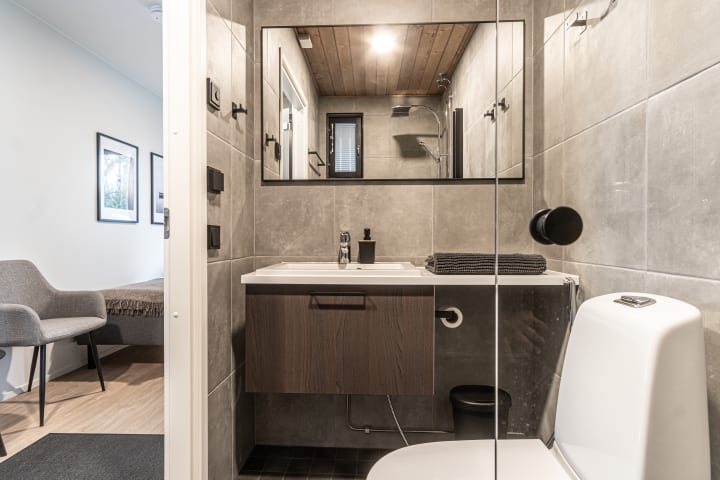 Paviljonki Suites kylpyhuone