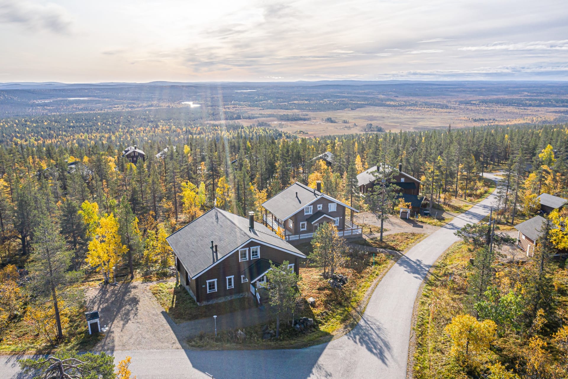View from drone