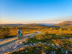 Nightless night MTB in Ylläs
