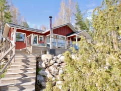 Villa's terrace has a hot tub too.