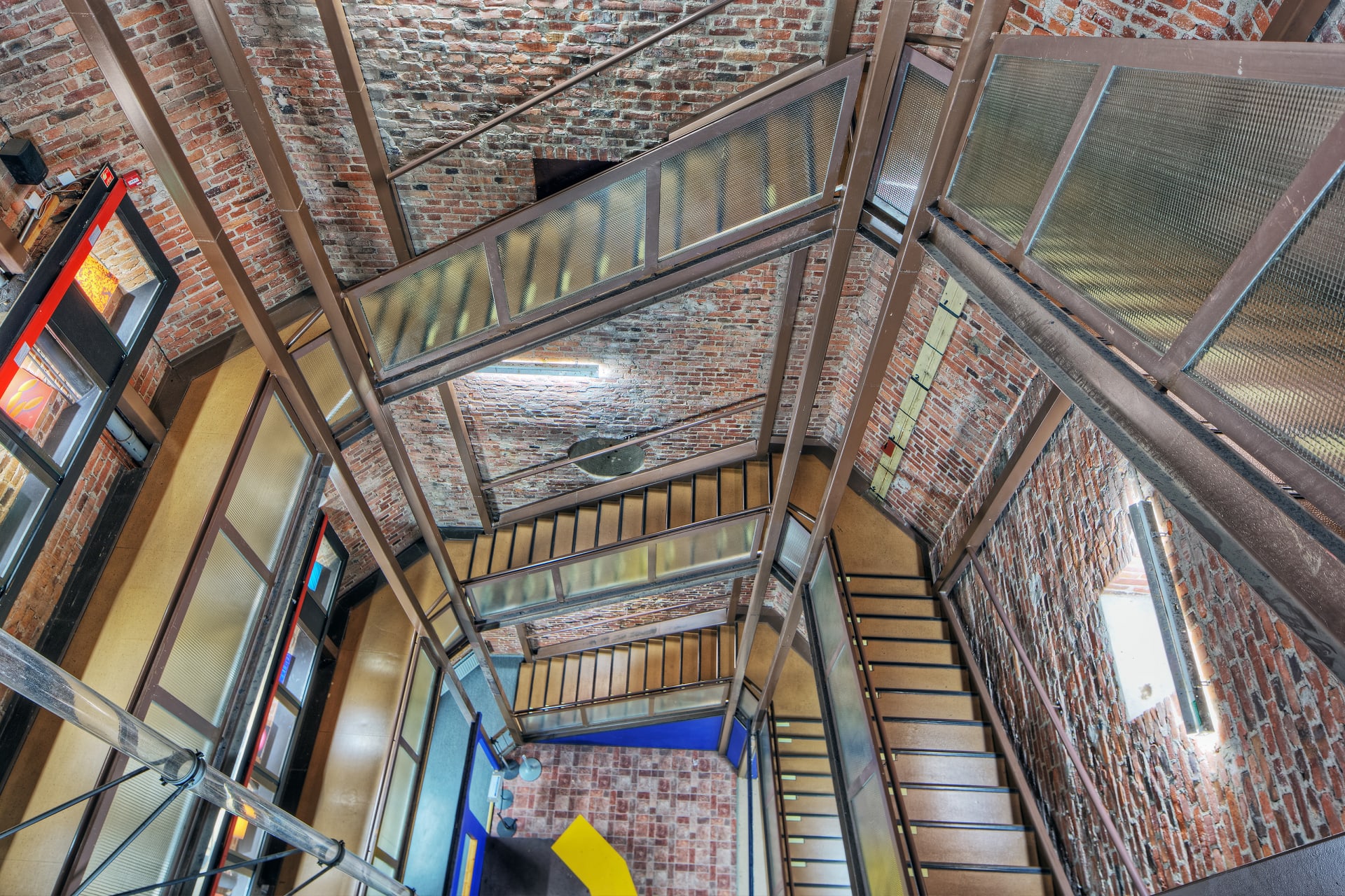 Tietomaa science centre tower stairs.