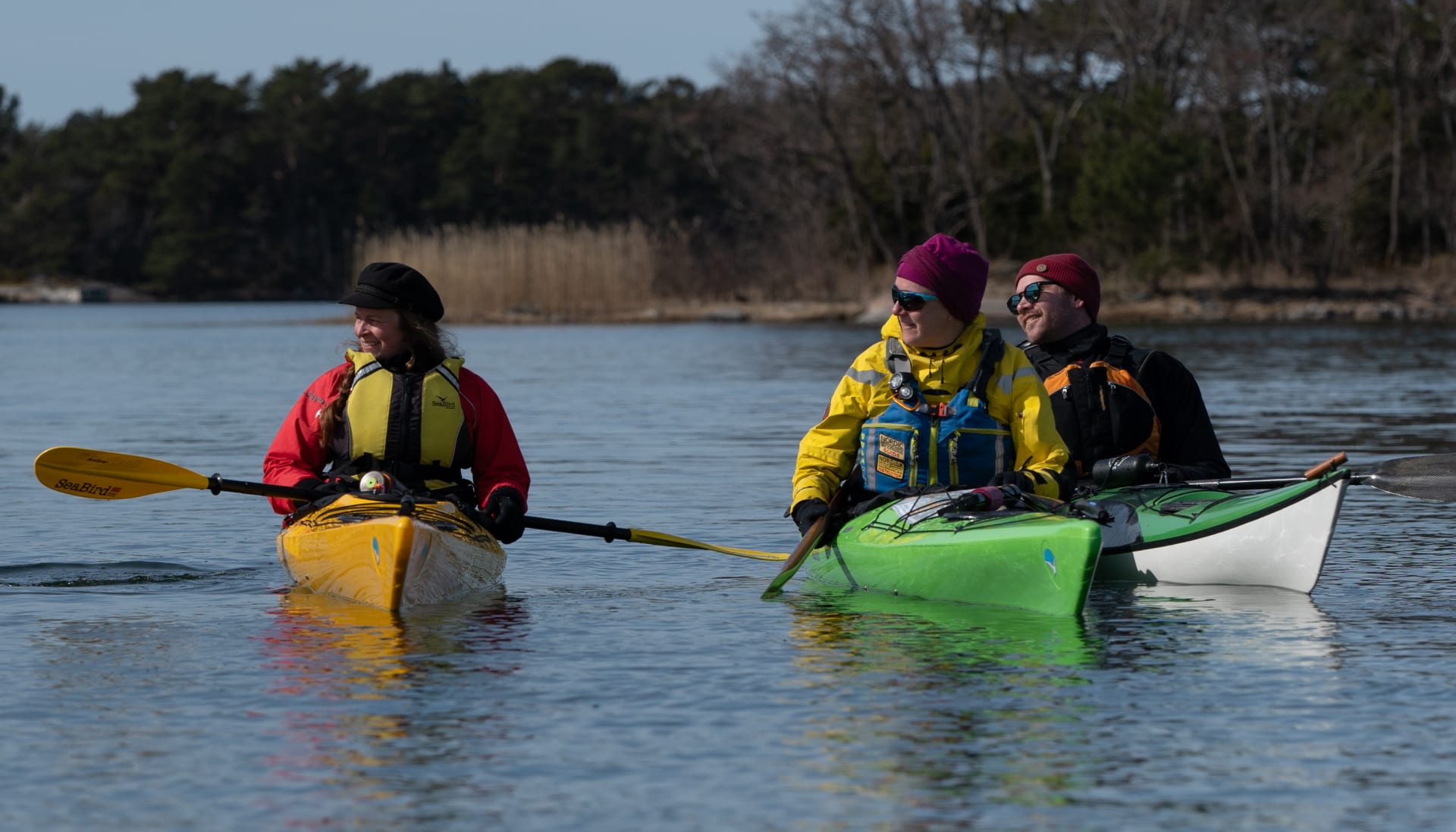 Kayaking with friends