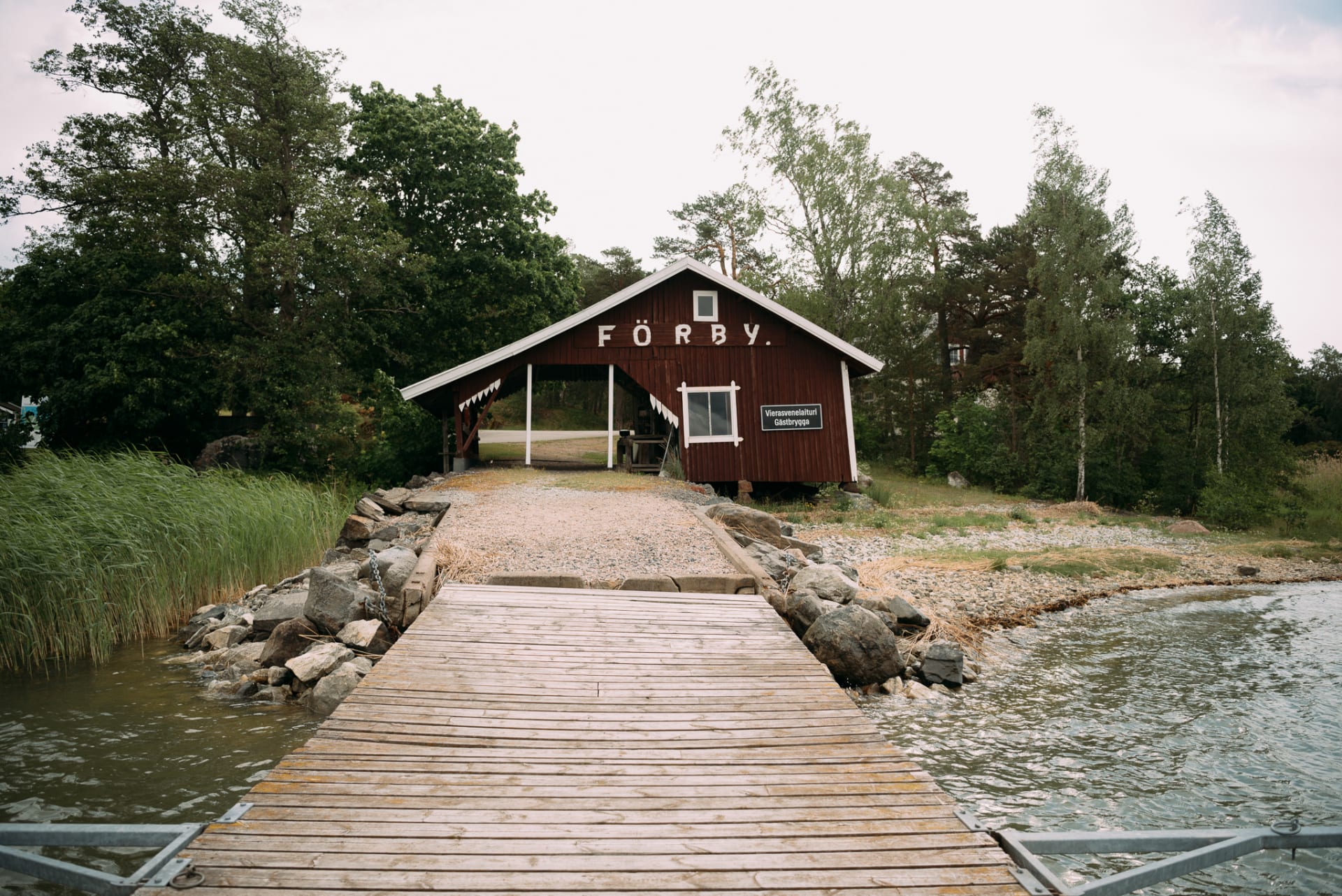 Welcome to Förby by boat