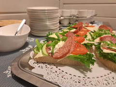 Example of salty sandwich for the event.