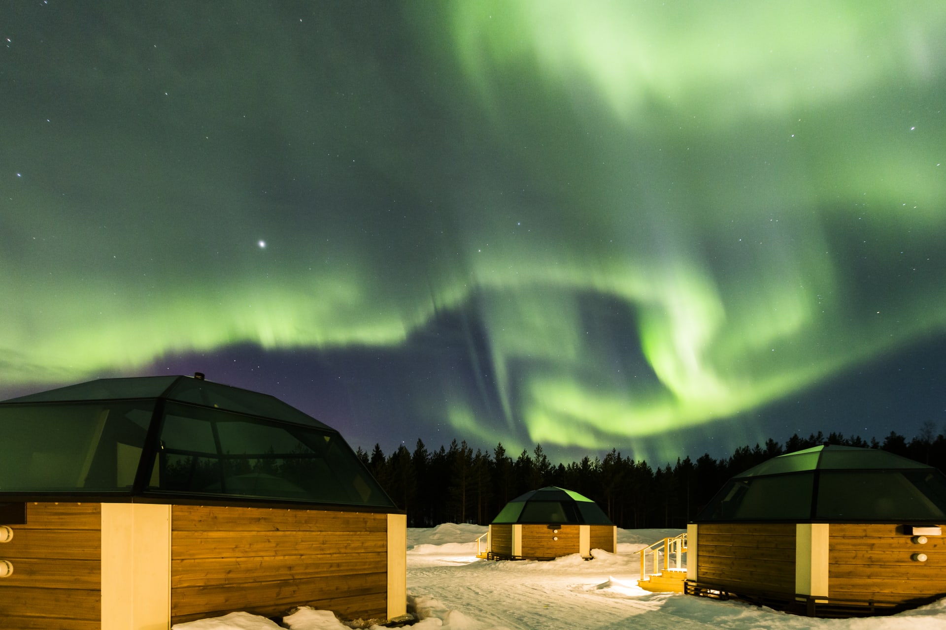 Glass igloos