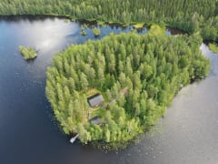 Ferienhaus in Finland- Rock and Lake