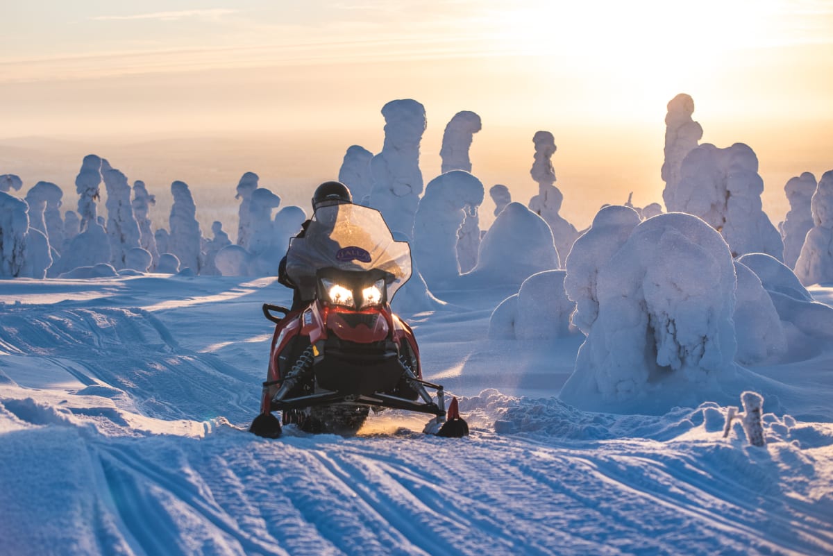 Snowmobiling Finland Snowmobile Safari to Ruuhitunturi | Visit Finland
