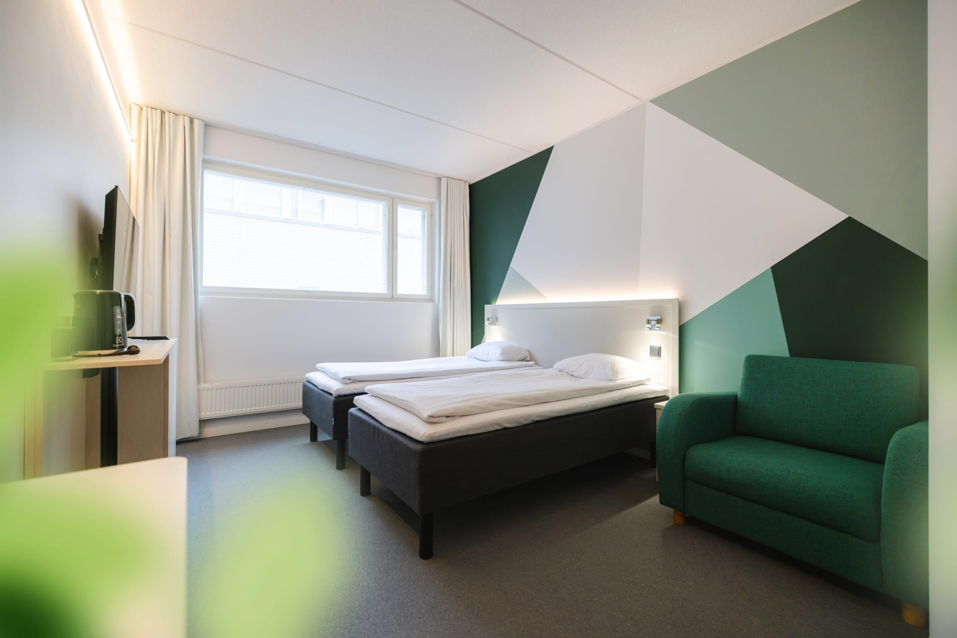 Green Twin room 2+1