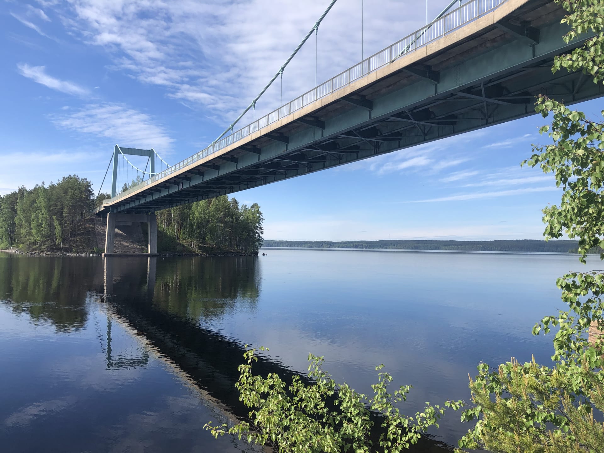 Karisalmen silta Pulkkilanharjulla