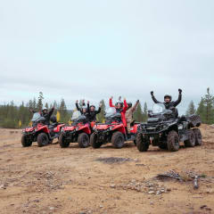 Quad biking