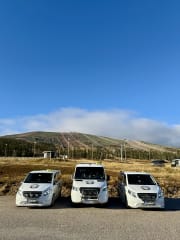 Our taxis at Ylläs