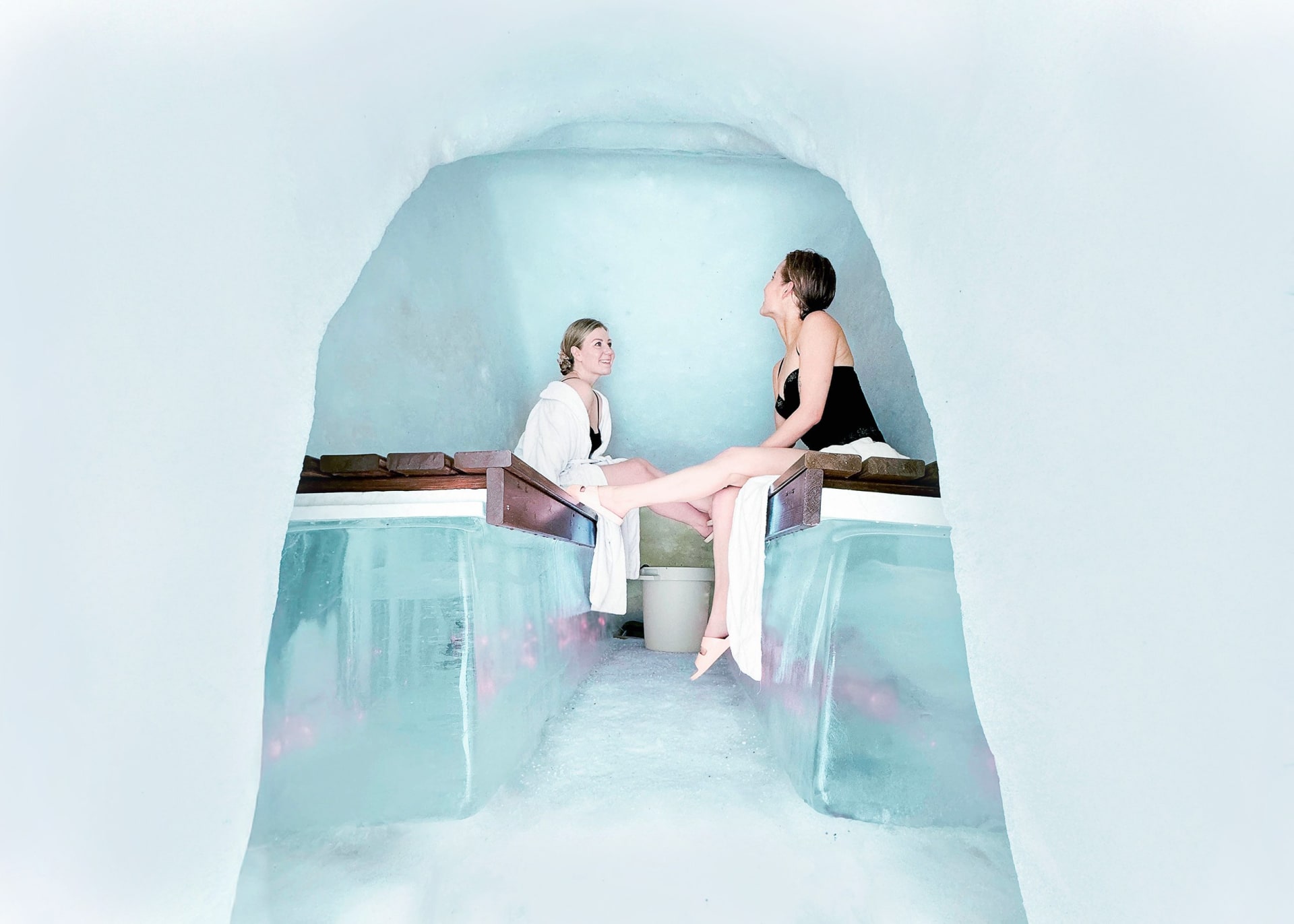 The snow sauna