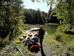 Paddla tillsammans med en grupp är roligt