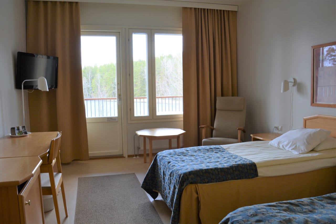 Twin room at Lehmiranta, F-house.