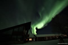 Revontulet Seitahotellin yllä