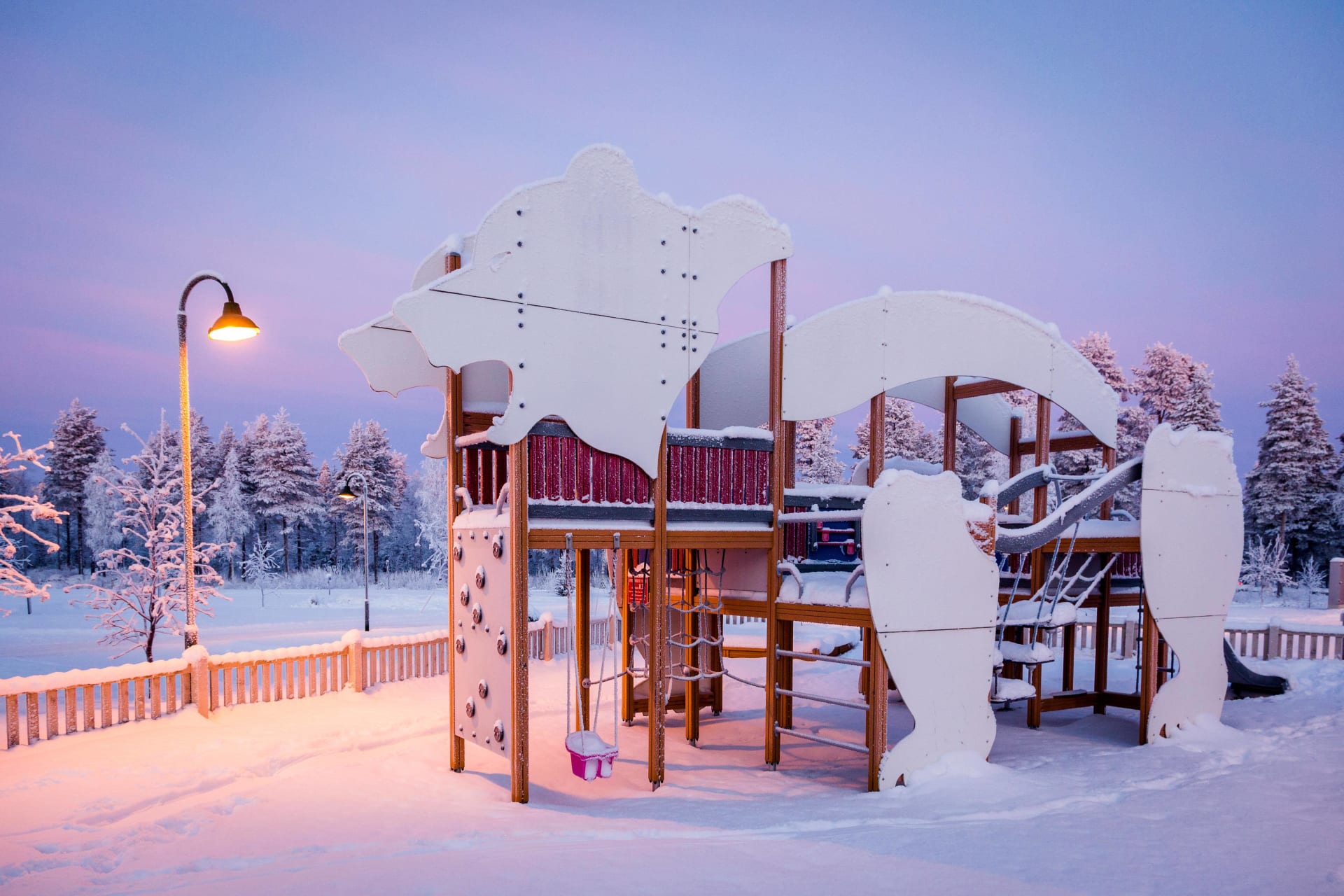 Camping area open also during winter time.