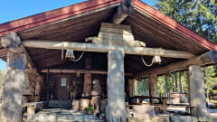 The world´s largest smoke sauna at Tupaswilla