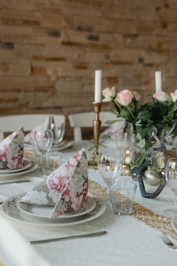 Dining decorations showing great attention to details