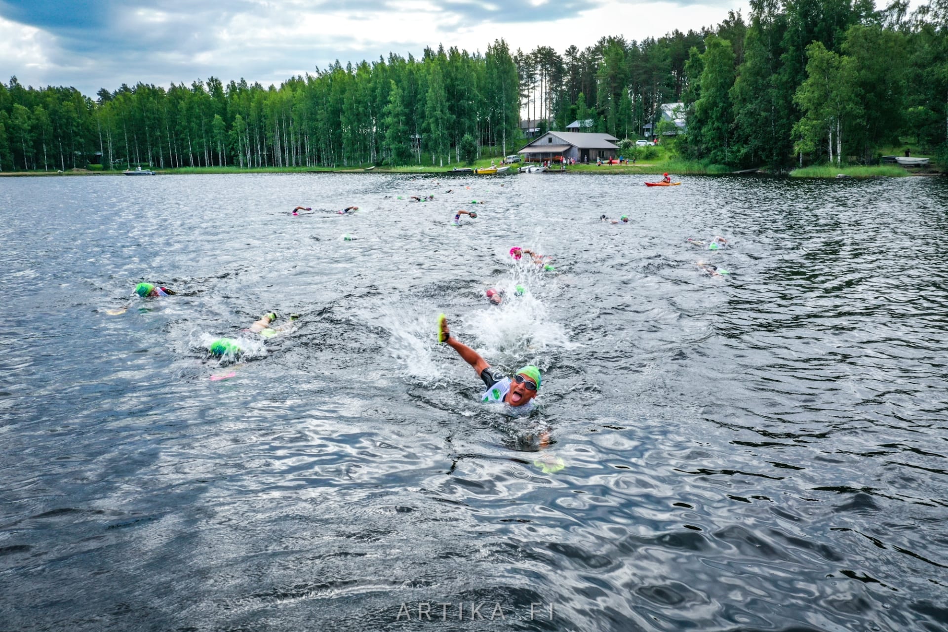 Lake Puruvesi, Swimrun 