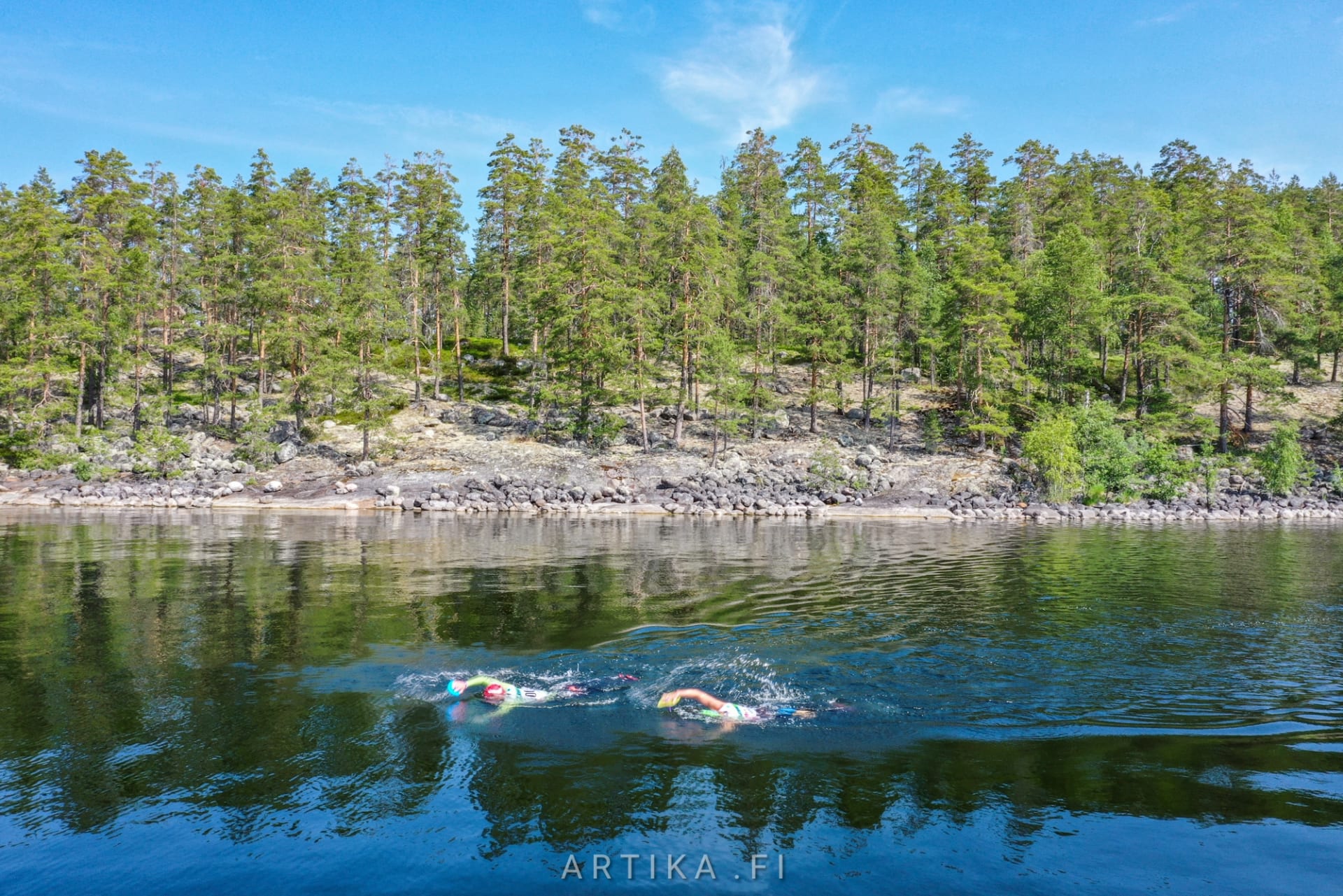 Lake Puruvesi, Swimrun 