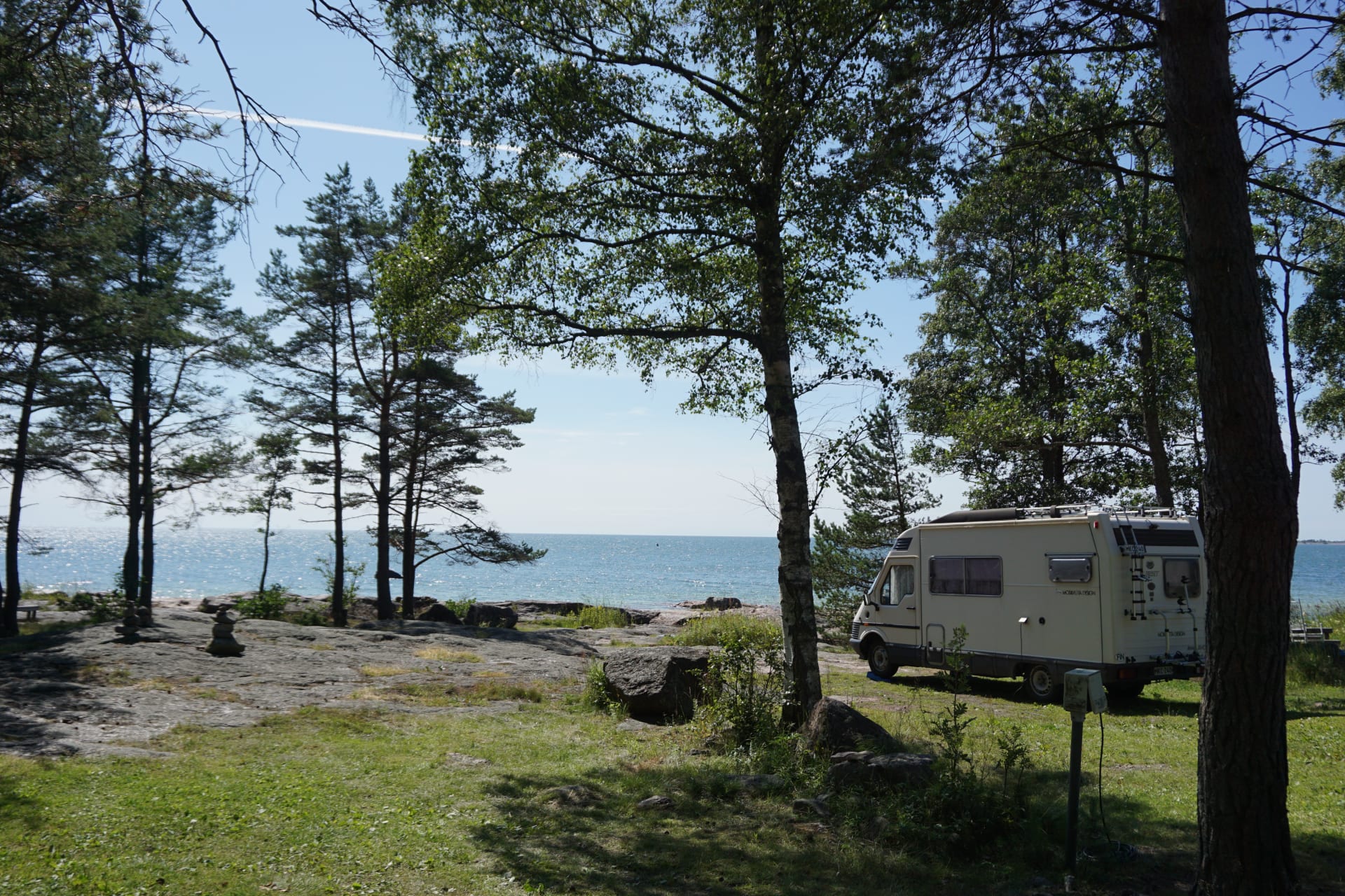 Caravanplaces next to the sea