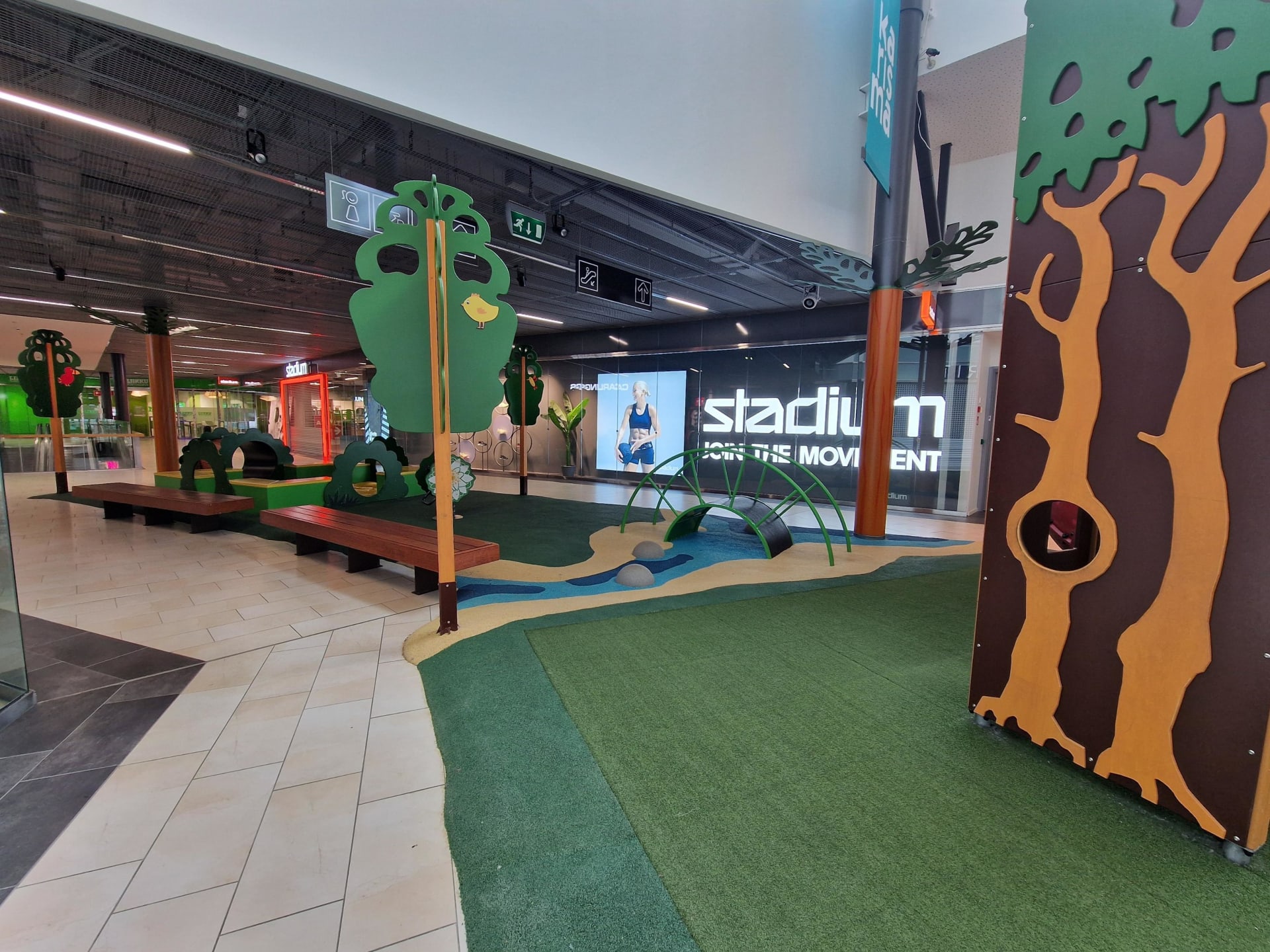 2. kerroksen pikku-Papu Park.