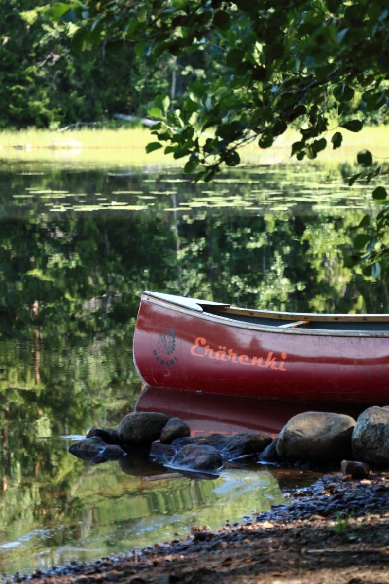 Canoe rent in Liesjärvi National Park